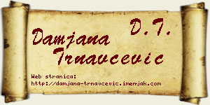 Damjana Trnavčević vizit kartica